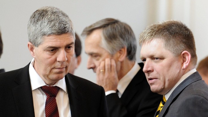 Béla Bugár a Robert Fico na archívnej snímke.