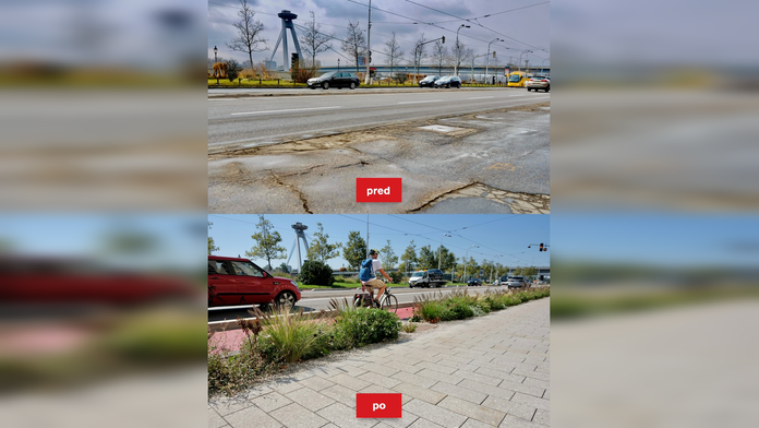 Zmena na Vajanského nábreží.