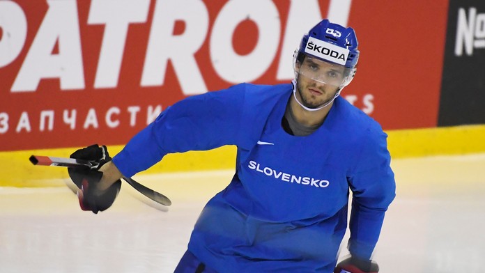 Richard Pánik počas tréningu pred MS.