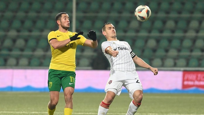 Vahan Bičachčian v zápase proti Spartaku Trnava.