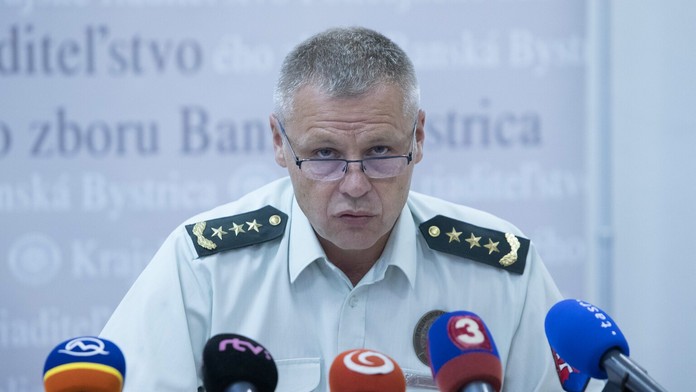 Riaditeľ Krajského riaditeľstva Policajného zboru v Banskej Bystrici Štefan Šurka.