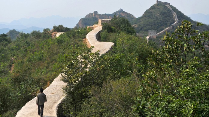 Veľký čínsky múr.