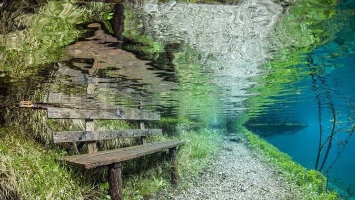 Zelené jazero v rakúskom Tragösse