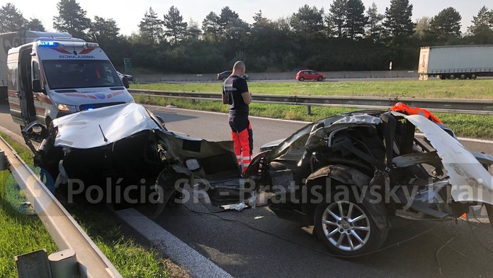 Dopravná nehoda.