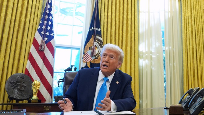 Na snímke americký prezident Donald Trump.