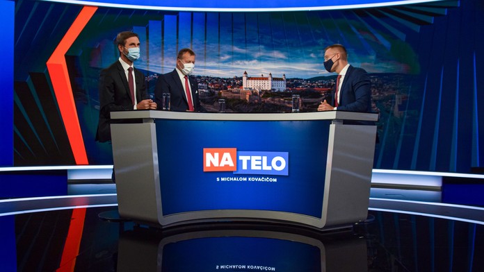 Juraj Blanár a Boris Kollár v Na telo.