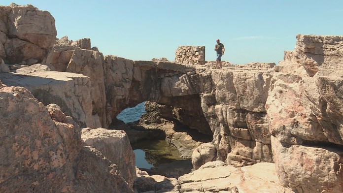 Braňo Tomaga na ostrove Lokrum.