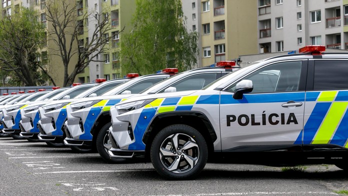 Policajné autá. 