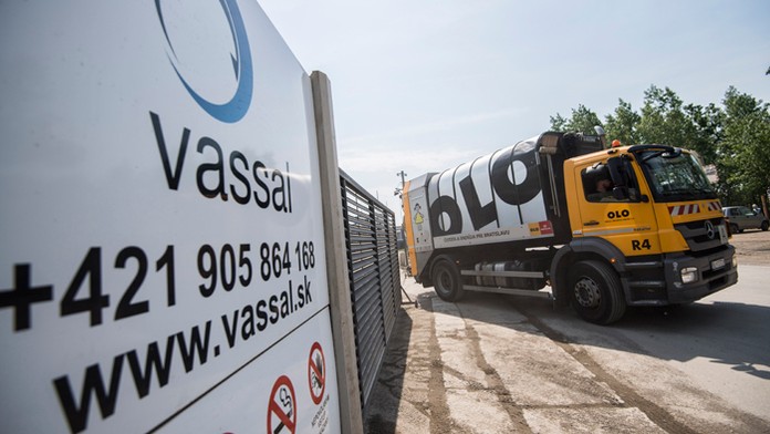 Skládka spoločnosti Vassal EKO v bratislavskej mestskej časti Podunajské Biskupice.