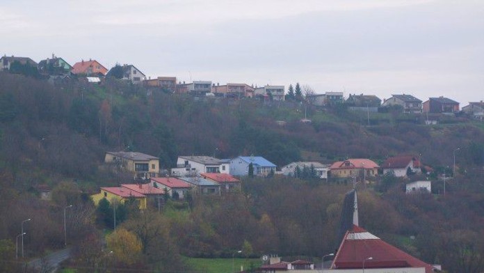 Pohľad na Vinice, časť mesta Vranov nad Topľou. 