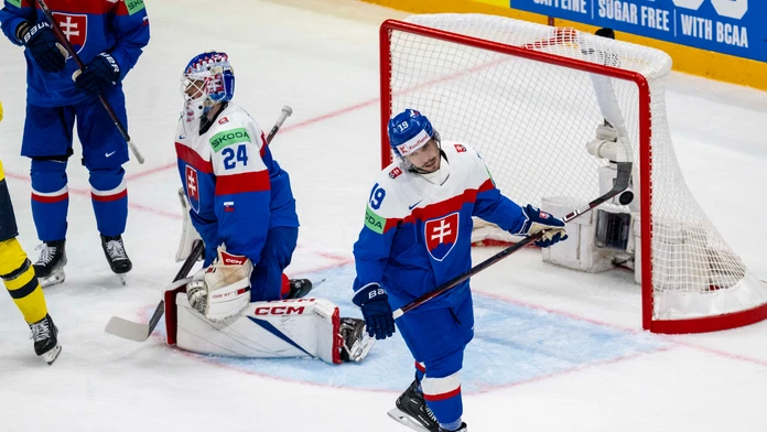 FOTO: Slovensko vo vypredanej hale v Štokholme držalo krok s favoritom len v úvode. Švédi pohodlne vyhrali