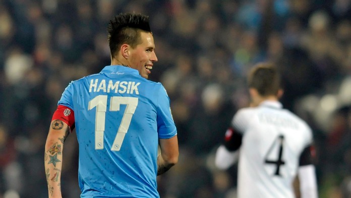 Slovenský stredopoliar a kapitán Neapolu Marek Hamšík
