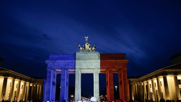 Brandenburská brána v Berlíne.