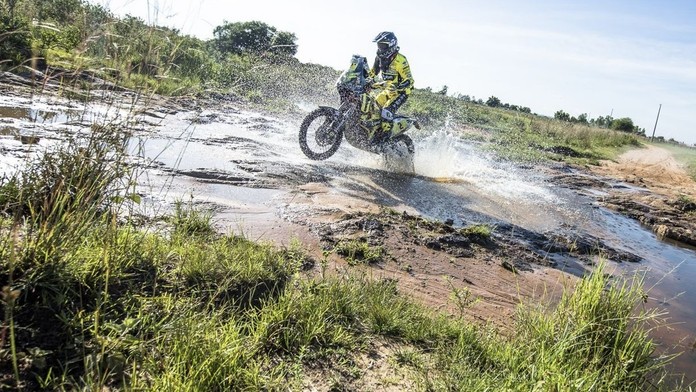 Štefan Svitko počas druhej etapy Rely Dakar 2017.