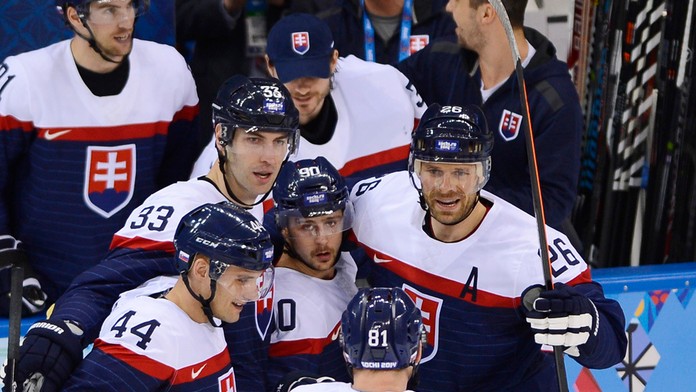 Slovenskí hokejisti.