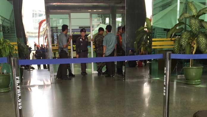 Výbuch v nemocnici v Bangkoku.