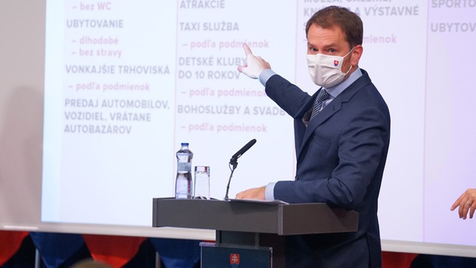Premiér Igor Matovič.