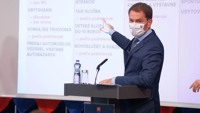 Premiér Igor Matovič.