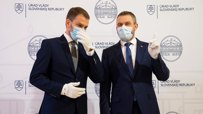 Igor Matovič a Peter Pellegrini 