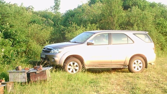 Muž, ktorý ničí včelstvo v Períne. 