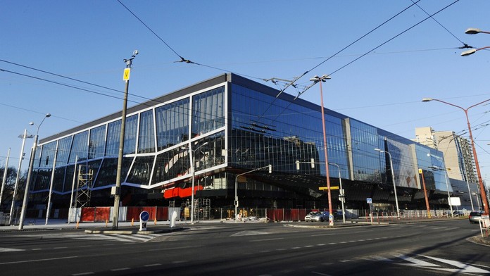 Zimný štadión Ondreja Nepelu.