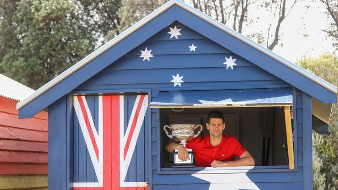 Novak Djokovič na archívnej fotografii.