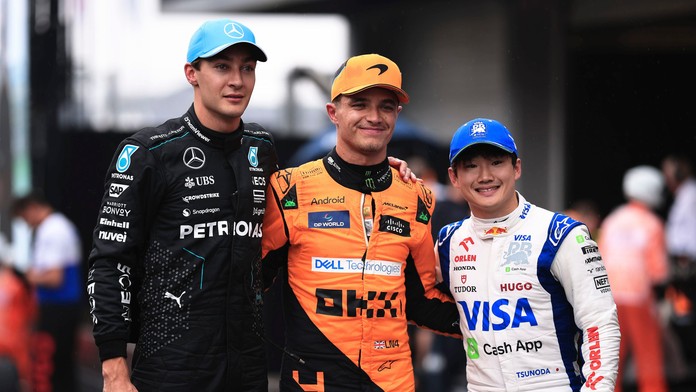 V upršanej Brazílii má pole position Norris, Verstappen bude na štarte sedemnásty