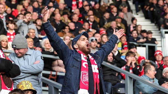 Futbalový fanúšik v Championship (Ilustračná foto)