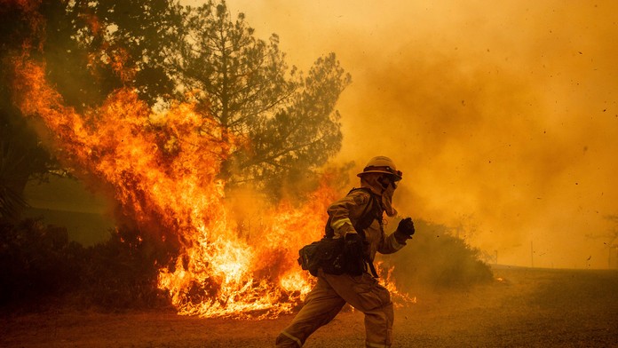 Lesný požiar v Kalifornii