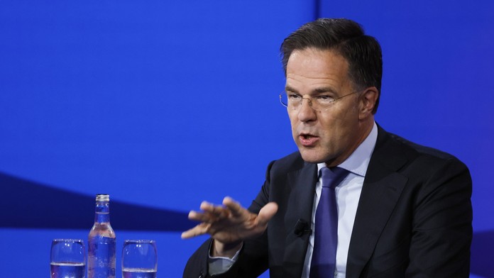 Mark Rutte na samite NATO