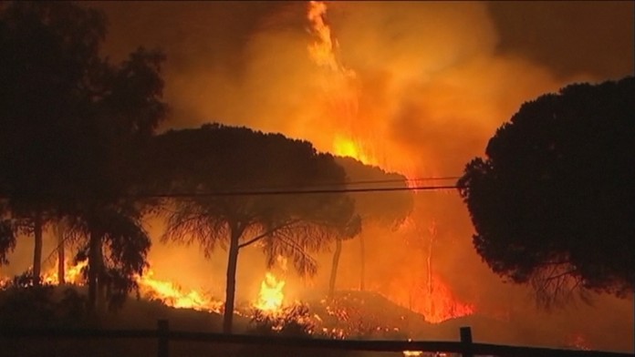 Andalúzia v plameňoch.
