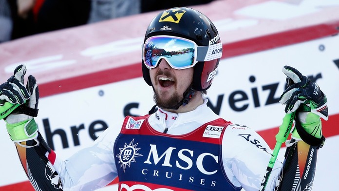 Francúz Martin Fourcade počas stíhacích pretekov SP biatlonistov v Oberhofe.