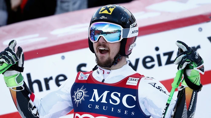 Francúz Martin Fourcade počas stíhacích pretekov SP biatlonistov v Oberhofe.