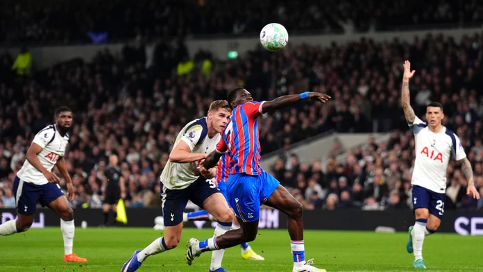 Momentka zo zápasu Crystal Palace - Tottenham