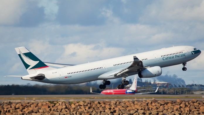 Airbus A330 vo farbách Cathay Pacific