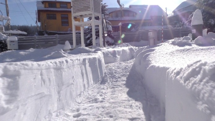 Na Orave napadalo vyše pol metra snehu.