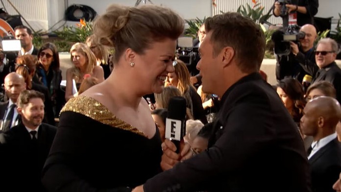 Kelly Clarkson na Zlatých glóbusoch