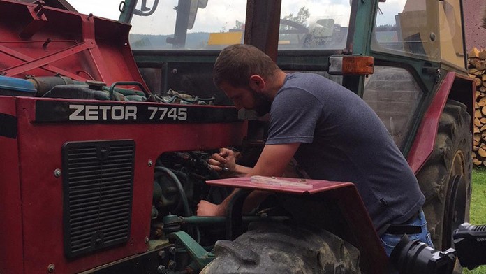 Podvedený Tadeáš Kubas.