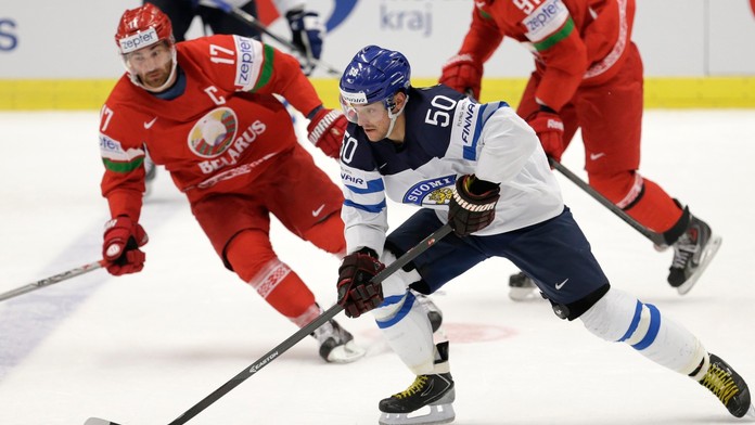 Fínsky hráč Juhamatti Aaltonen 