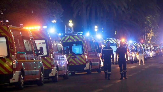 Teroristický útok vo francúzskom Nice.