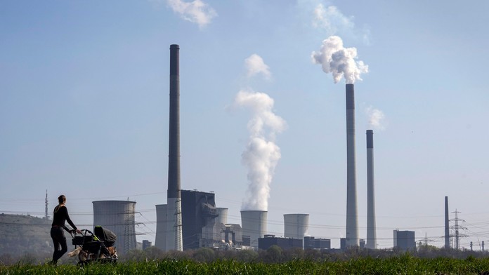 Uhoľná elektráreň v Nemecku.