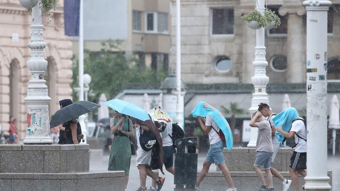 Dážď v Chorvátsku