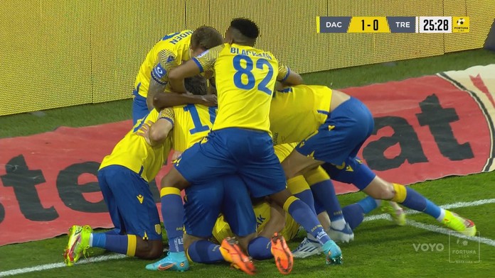 Dunajská Streda vo finále baráže zdolala Trenčín a zahrá si Európsku konferenčnú ligu