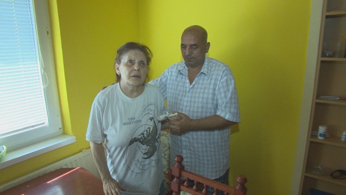 Róbert Kudry s bývalom manželkou, ktorá je nevidiaca.