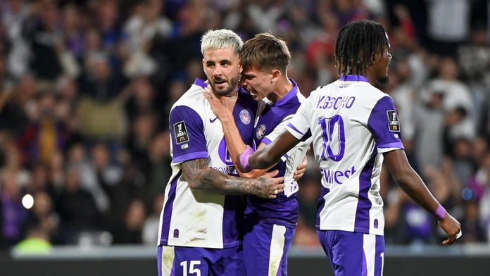 Mário Sauer so spoluhráčmi z Toulouse