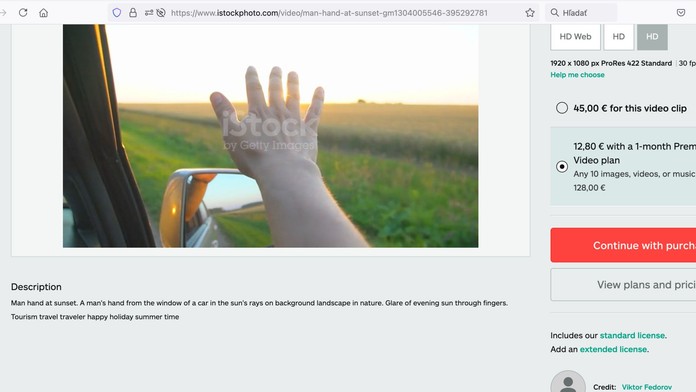 Snímka z Ruska použitá v spote o Slovensku.