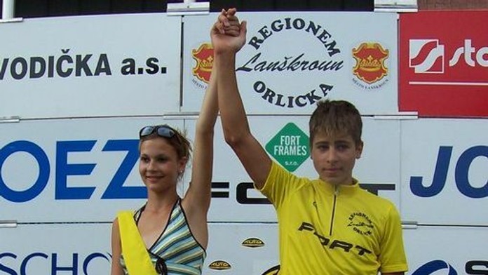 Mladý Peter Sagan (15) vyhral preteky Regiónom Orlicka