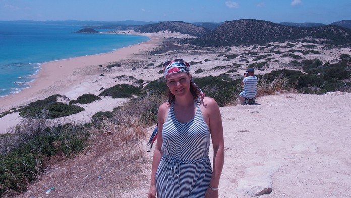 Aďka Poláková na ostrove Cyprus