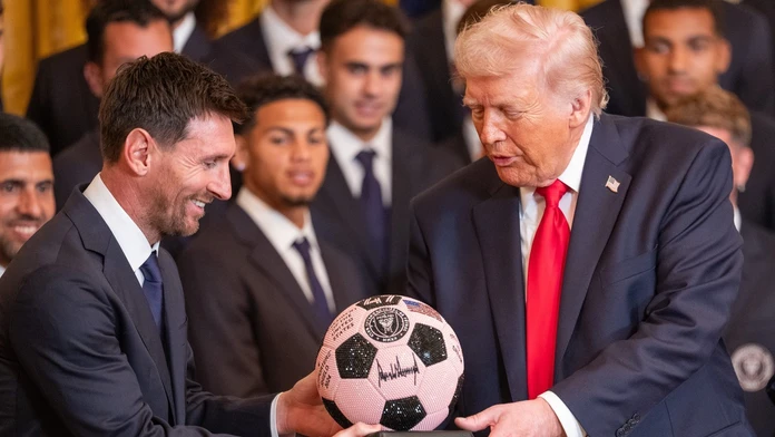 Trump privítal Messiho so spoluhráčmi v Bielom dome. Americký prezident obdivoval Argentínčanove úspechy