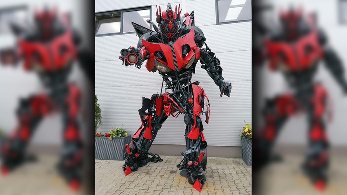 Transformer zo šrotu, ktorého urobili v Humennom.